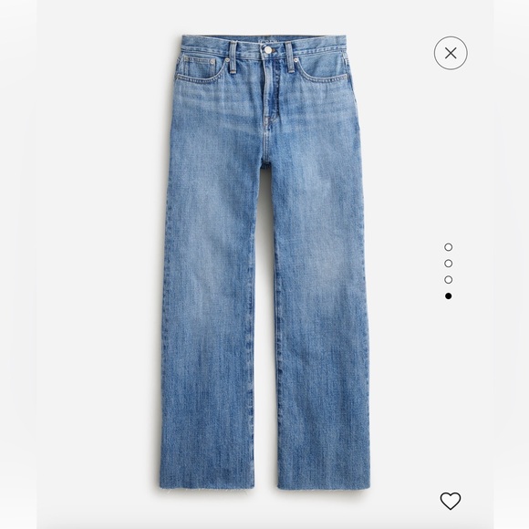 NWT J. crew mid rise relaxed demi boot jeans in size 28 tall - Picture 2 of 9